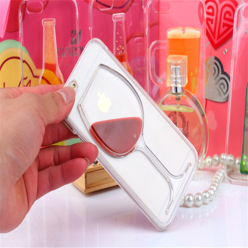 3D Glass Of Red Wine iPhone Case