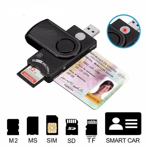 USB Smart Card Reader-Memory Card and Identification Reader