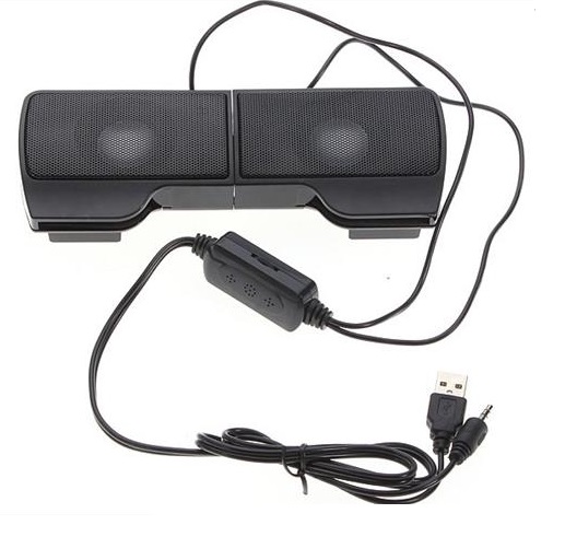 Portable Mini Clip-On USB Laptop Speakers