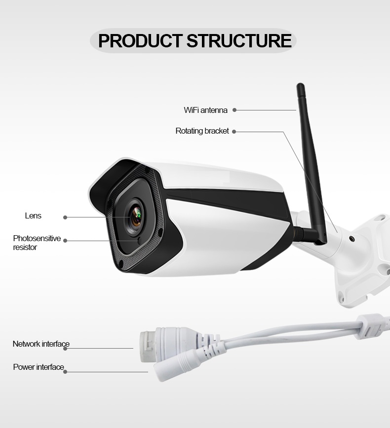 Outdoor Waterproof Night Vision Security Camera