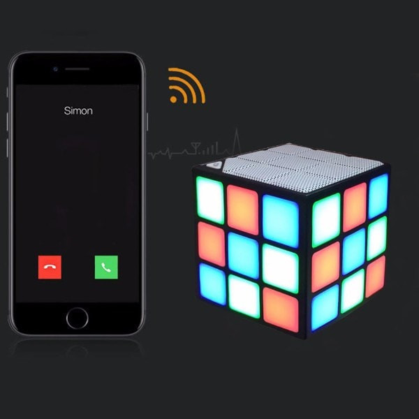 LED Rubix Cube Bluetooth Speaker