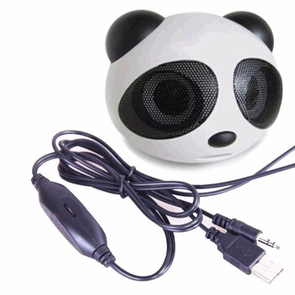 Portable Laptop USB Speaker Panda Bear 