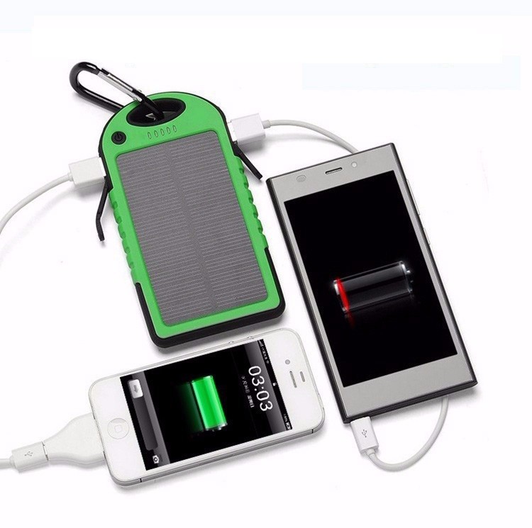 5000mAh Waterproof Power Bank Solar