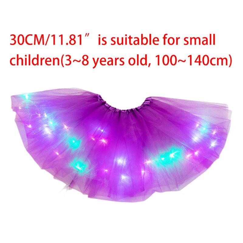 Little Girls LED Light Up Tutu Skirt