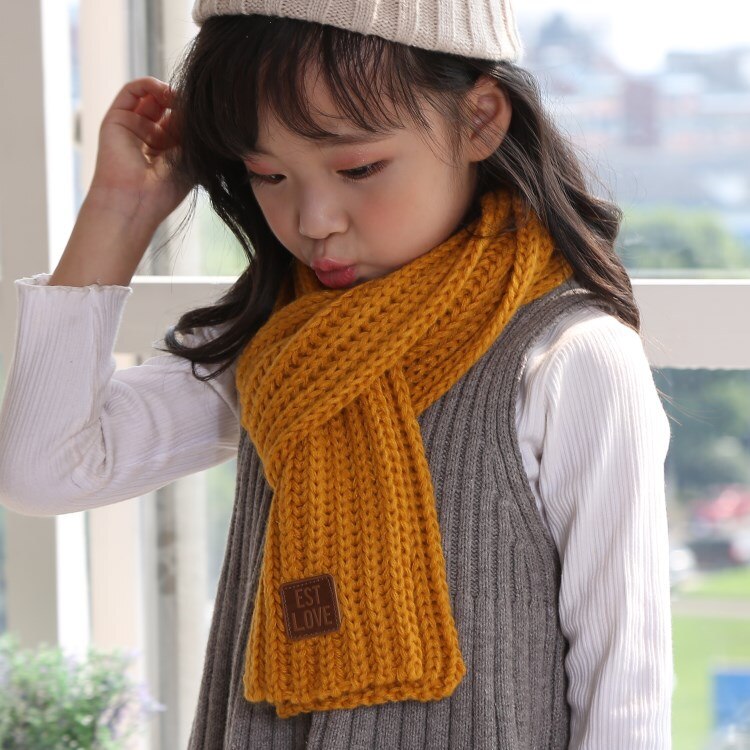 Knitted Kids Winter Scarf