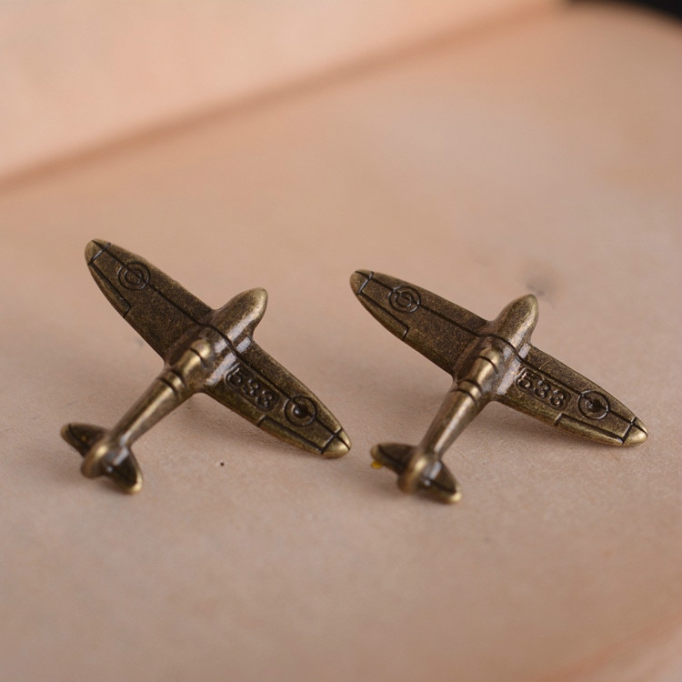 Airplane Pin Metal Brooch