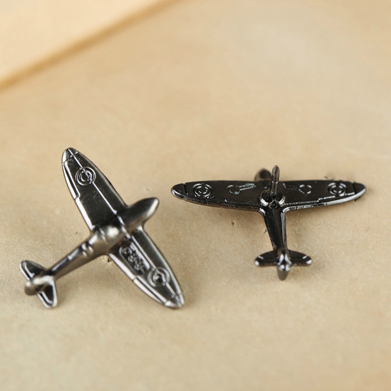 Airplane Pin Metal Brooch