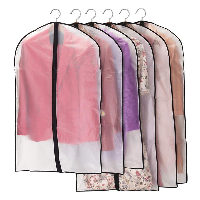 Garment Cover Bags Transparent Clothes Protector (6 pcs)