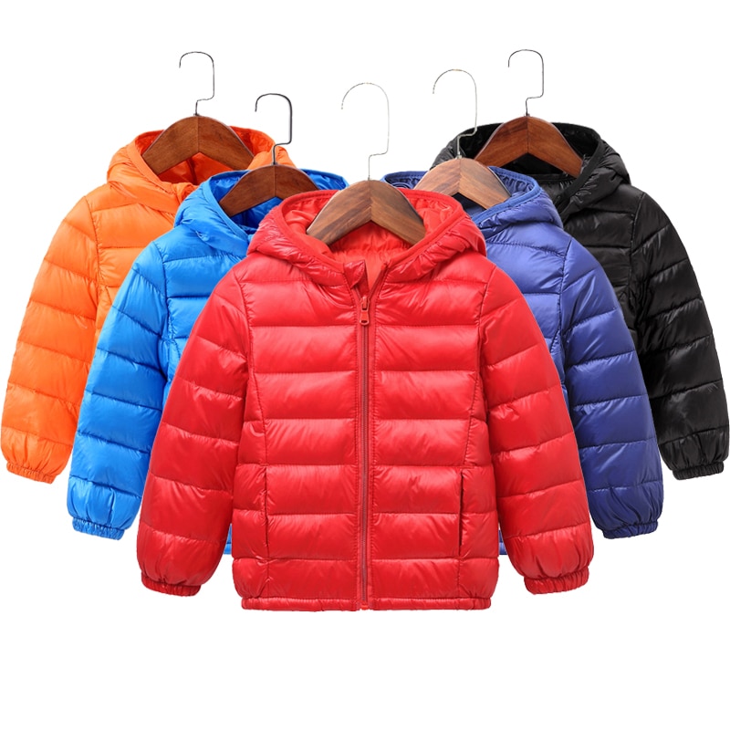 Kids Puffer Jacket With Hood