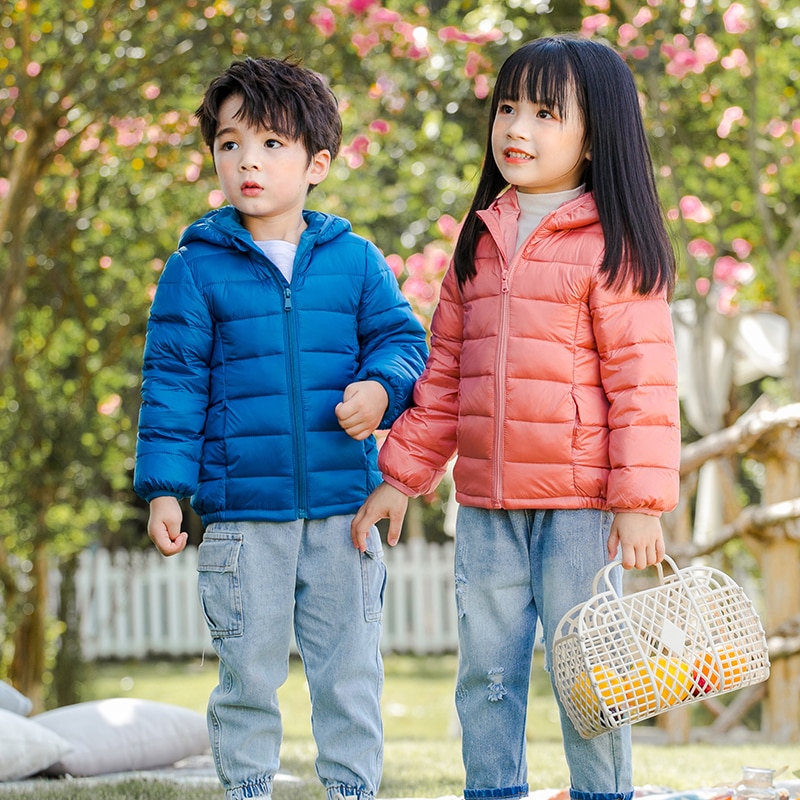 Kids Puffer Jacket With Hood