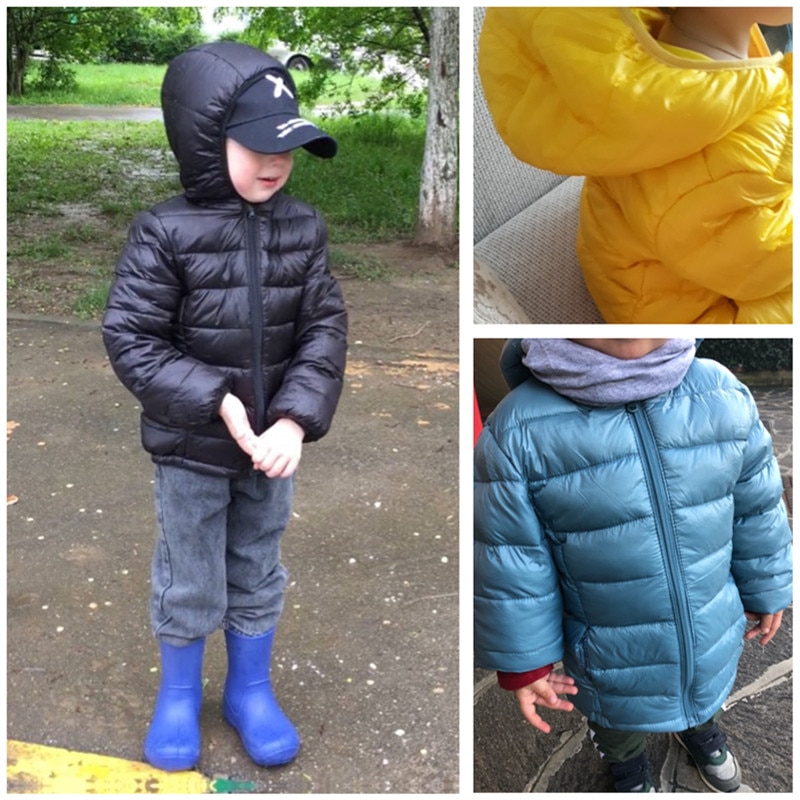 Kids Puffer Jacket With Hood