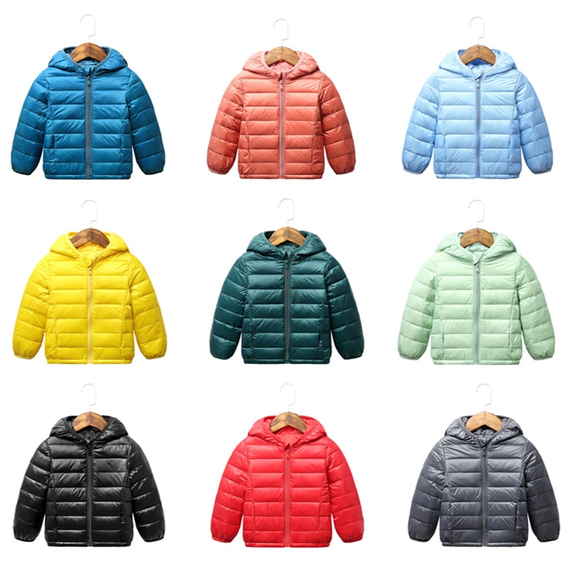 Kids Puffer Jacket With Hood