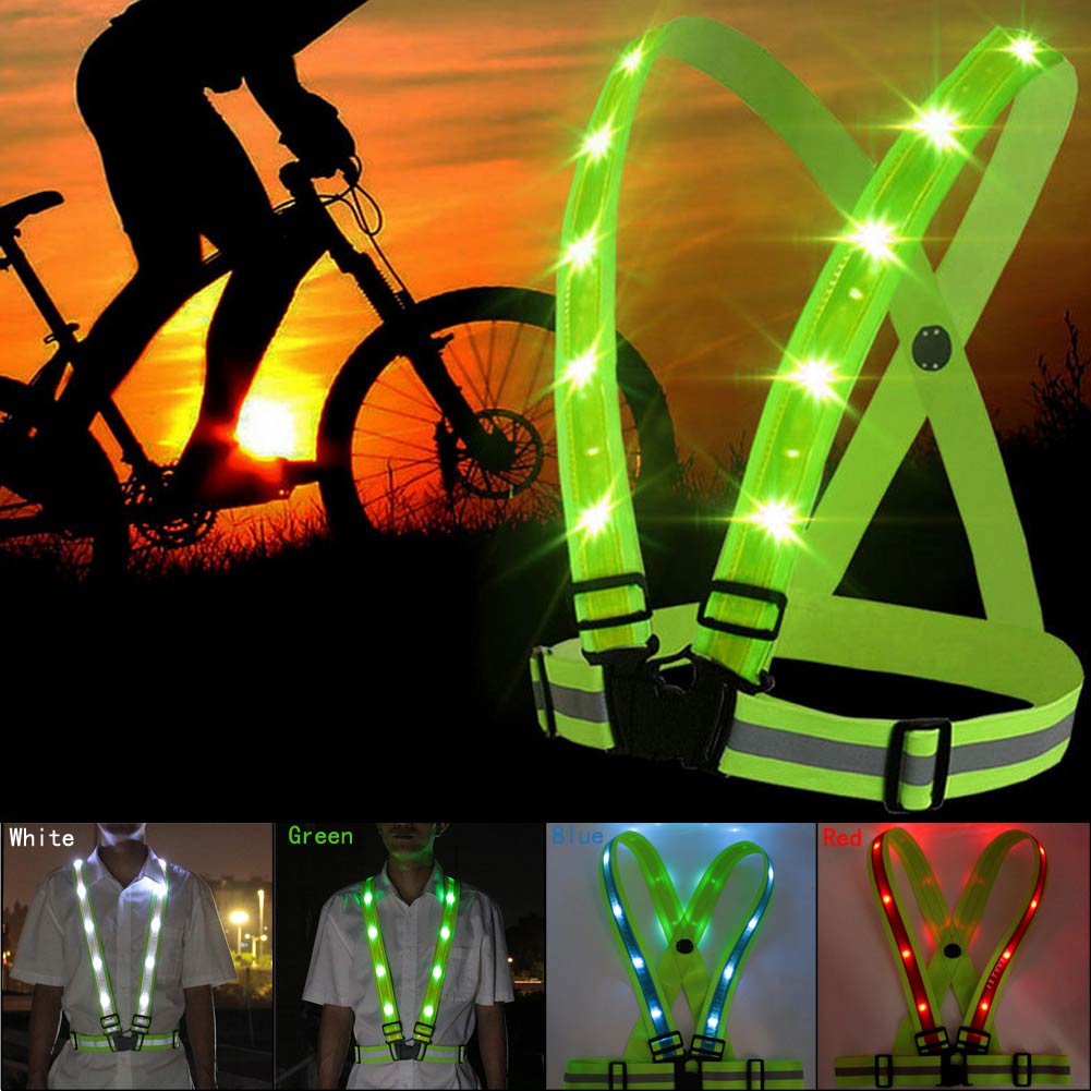 Reflective LED Running Vest