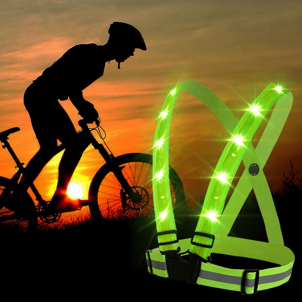 Reflective LED Running Vest