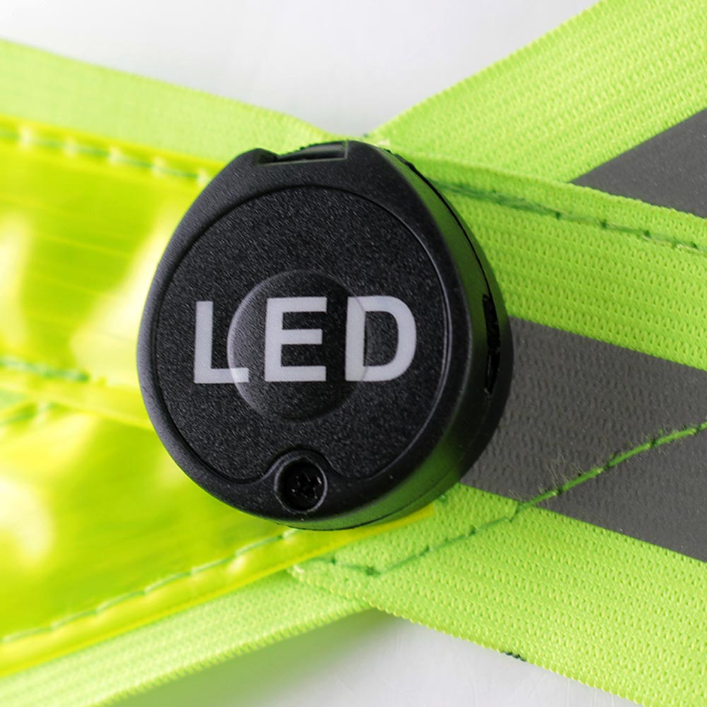 Reflective LED Running Vest