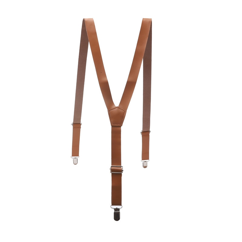 Leather Suspenders Clip On Accessory