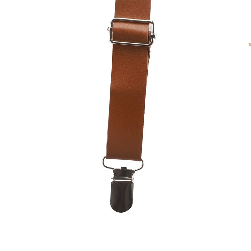 Leather Suspenders Clip On Accessory