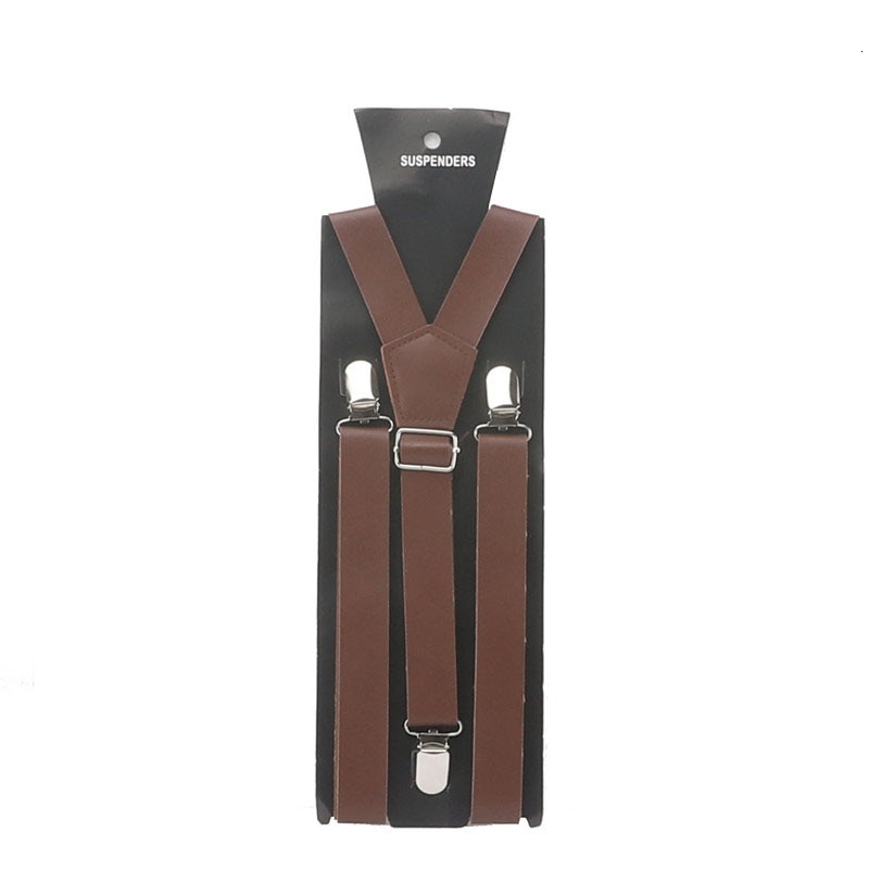 Leather Suspenders Clip On Accessory