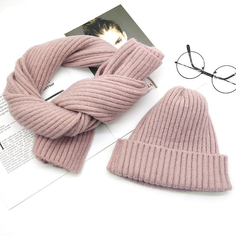 Ladies Hat and Scarf Set