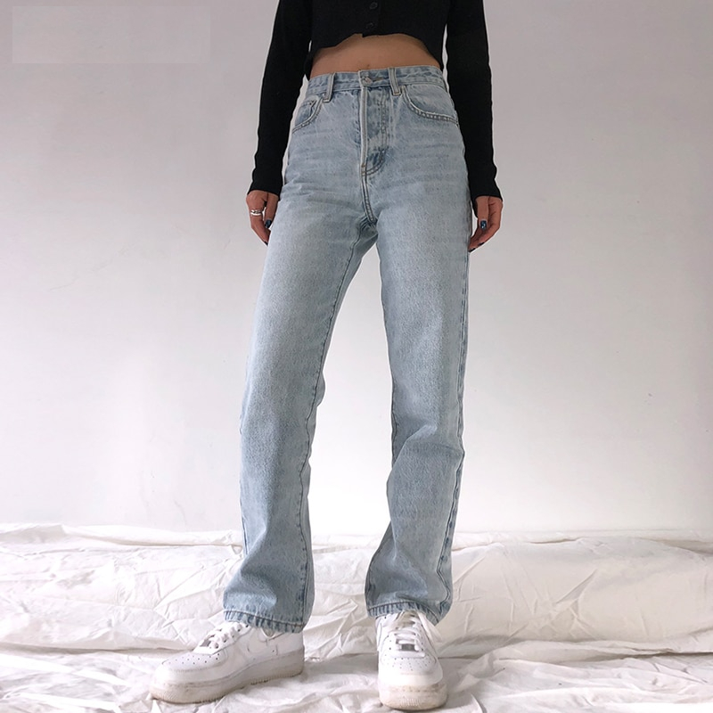 High Waisted Jeans For Women Loose Trouser