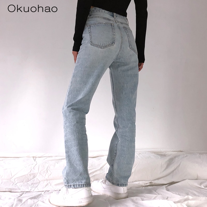 High Waisted Jeans For Women Loose Trouser