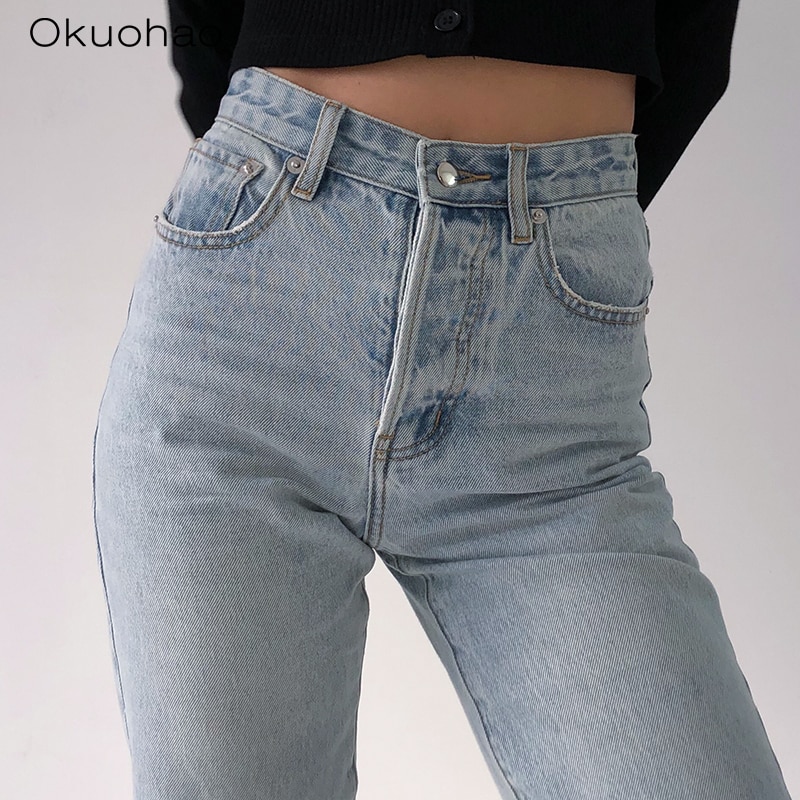 High Waisted Jeans For Women Loose Trouser