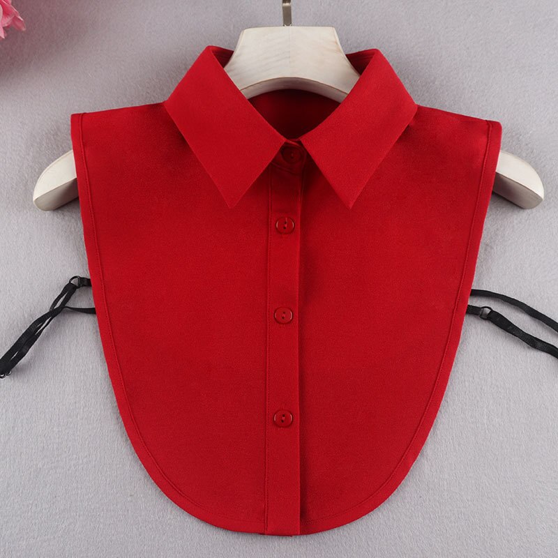 Fake Shirt Collar Blouse Top Decoration