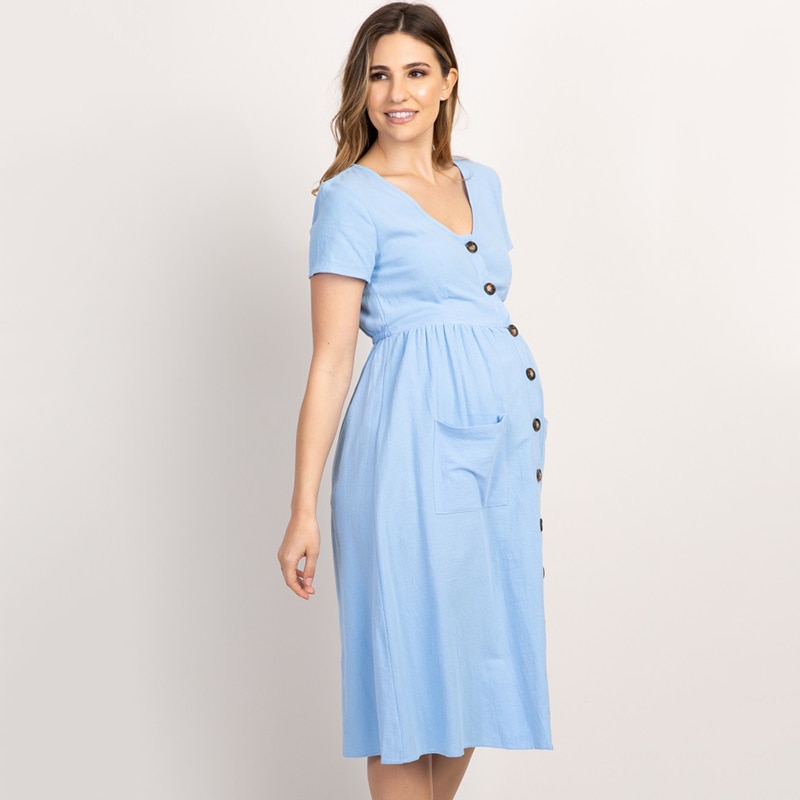 Cotton Maternity Dress For Women