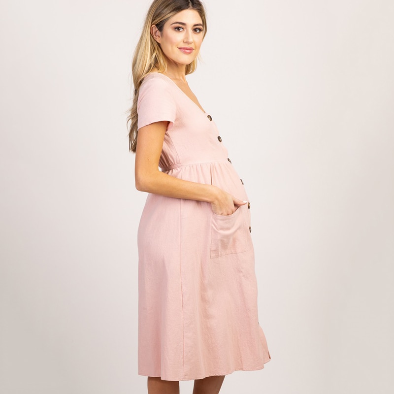 Cotton Maternity Dress For Women