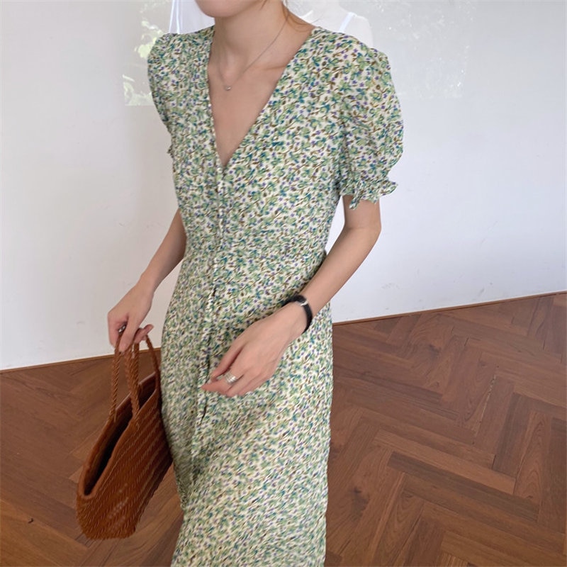 Womens Floral Summer Dress Fashionwear