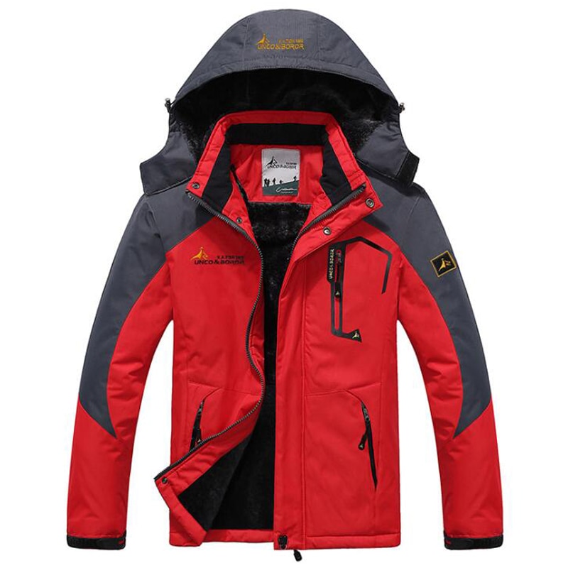 Mens Waterproof Parka Winter Jacket