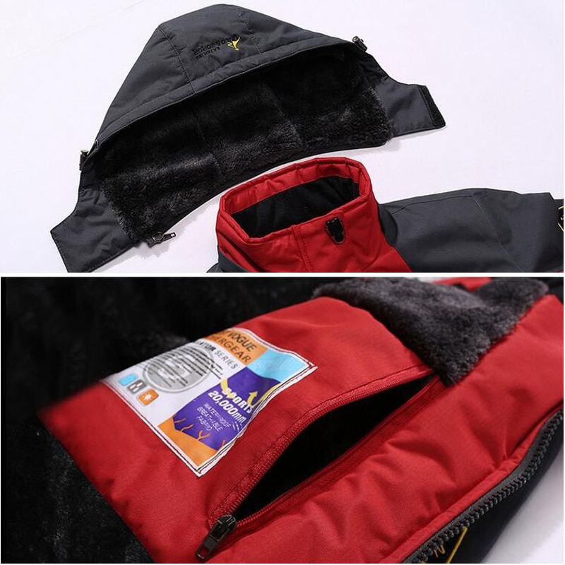 Mens Waterproof Parka Winter Jacket