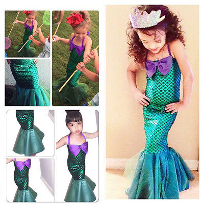 Toddler Mermaid Dress Kid’s Costume