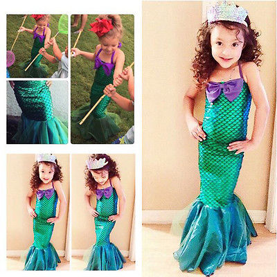 Toddler Mermaid Dress Kid’s Costume