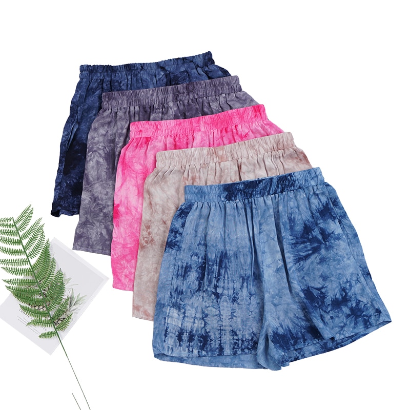 Ladies Cotton Shorts Mid Waist Shorts