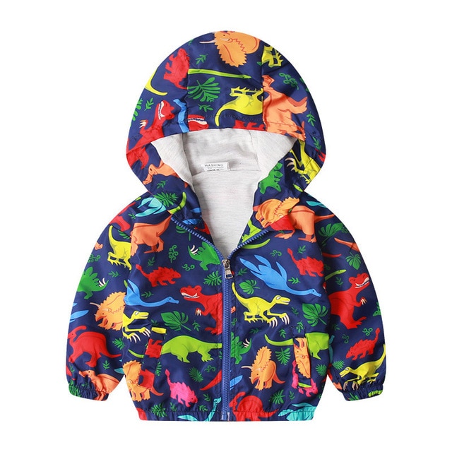 Boys Hooded Jacket Kids Outerwear