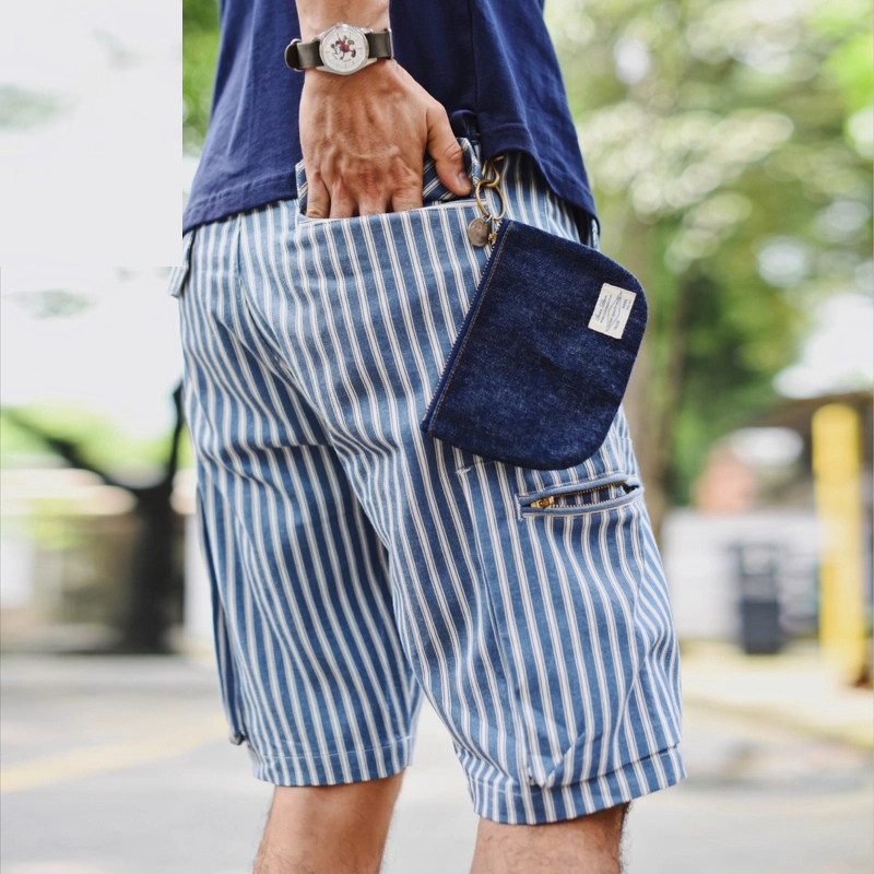 Mens Striped Shorts Summer Shorts