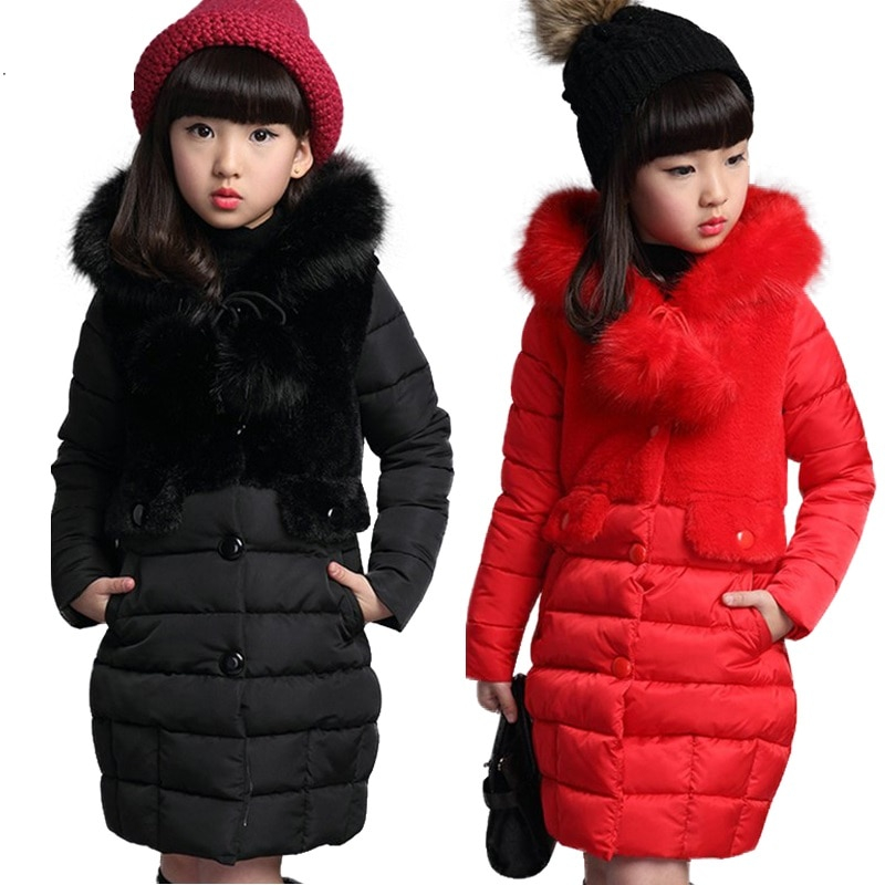 Girls Down Coat Winter Jacket