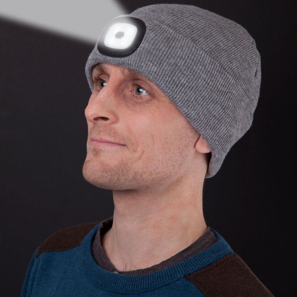 Beanie Hat with Light Camping Cap