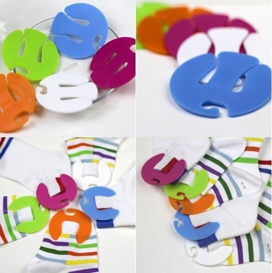 Sock Clips Holder and Hanger (10 pcs)