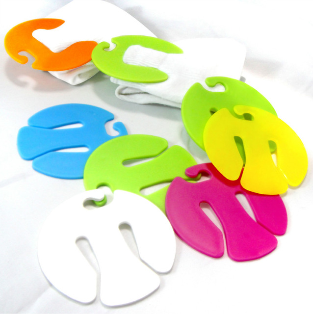 Sock Clips Holder and Hanger (10 pcs)