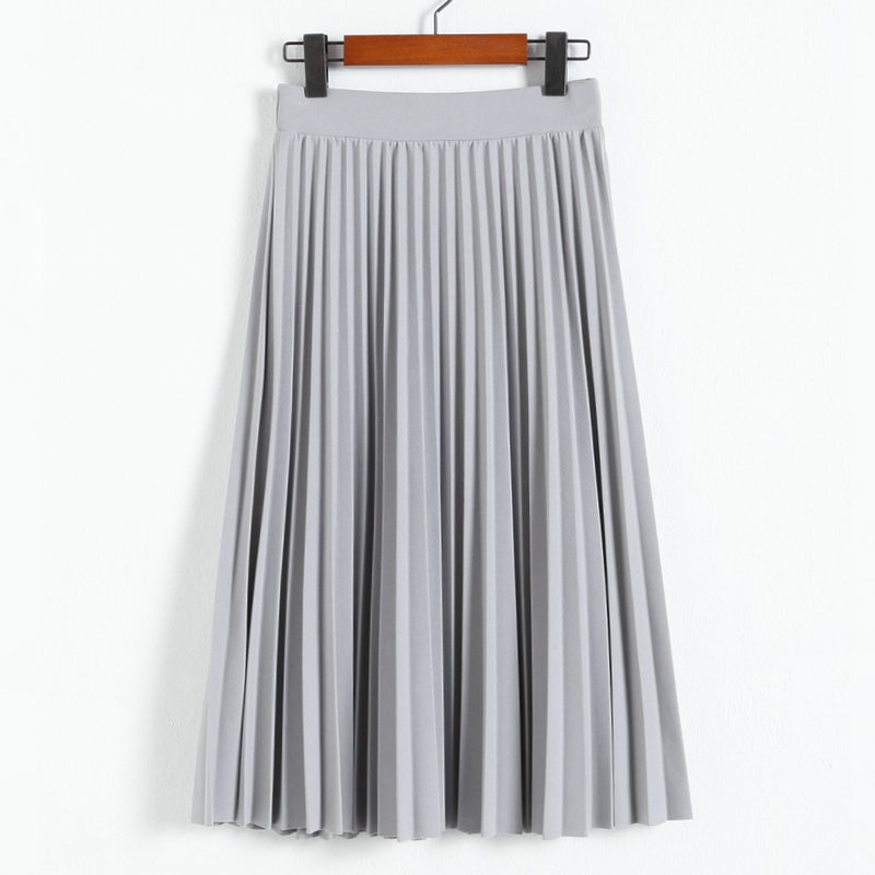 High Waisted Pleated Skirt Ladies Fashionwear