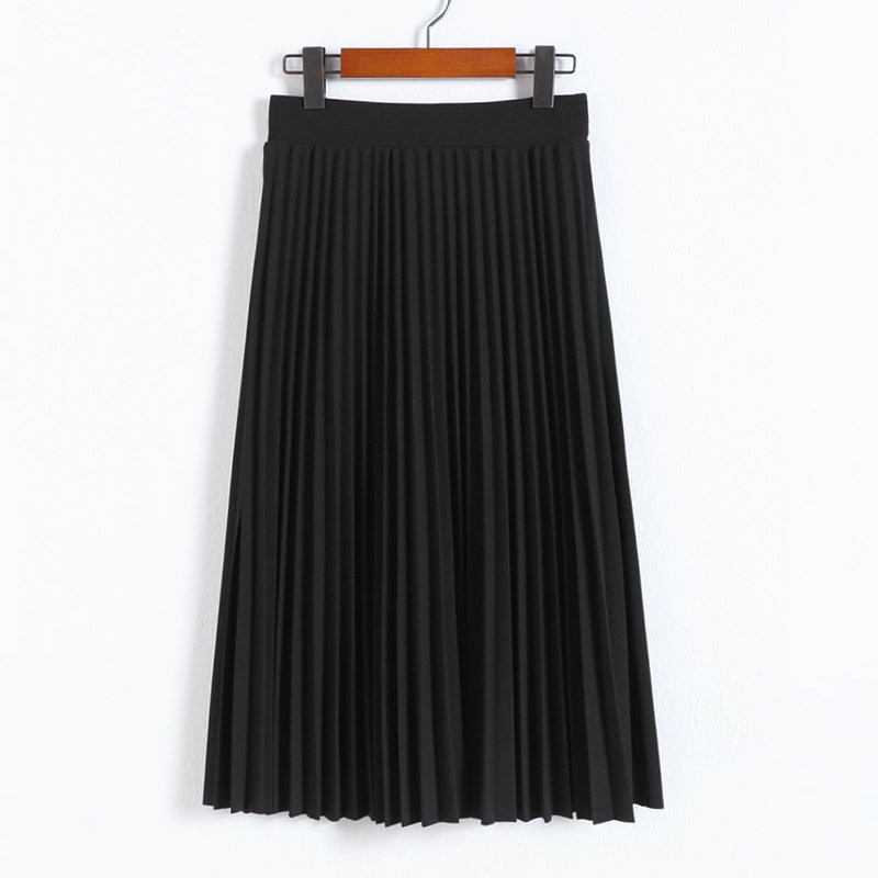 High Waisted Pleated Skirt Ladies Fashionwear