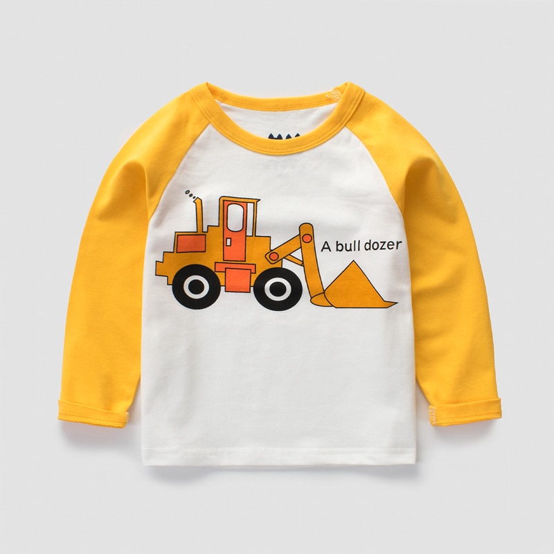 Kids Long Sleeve Shirt Cotton Sweatshirt