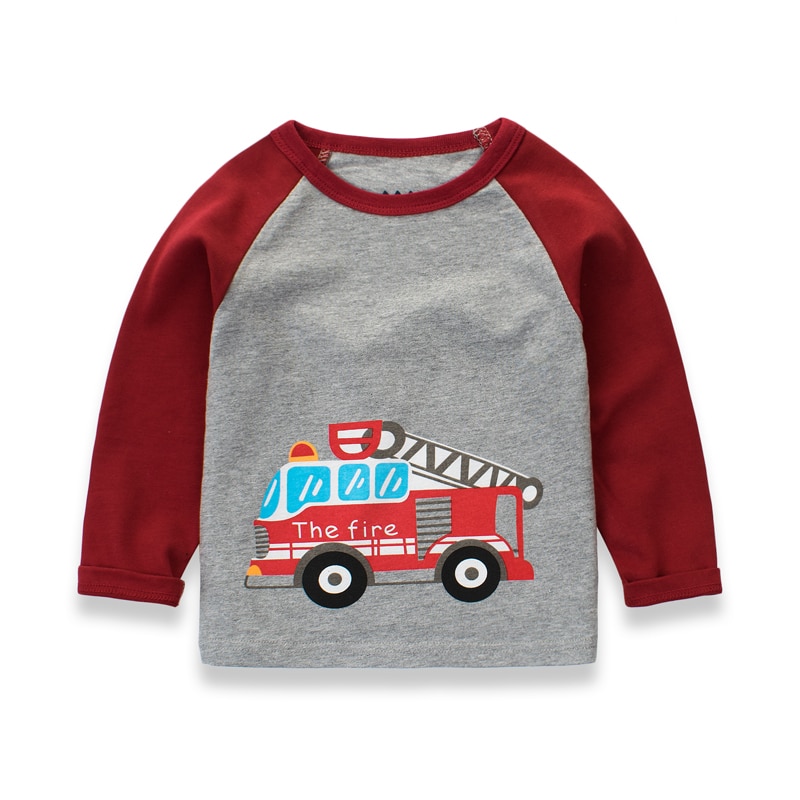 Kids Long Sleeve Shirt Cotton Sweatshirt