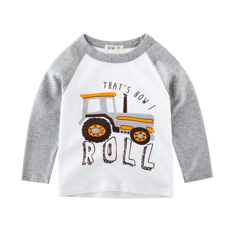 Kids Long Sleeve Shirt Cotton Sweatshirt