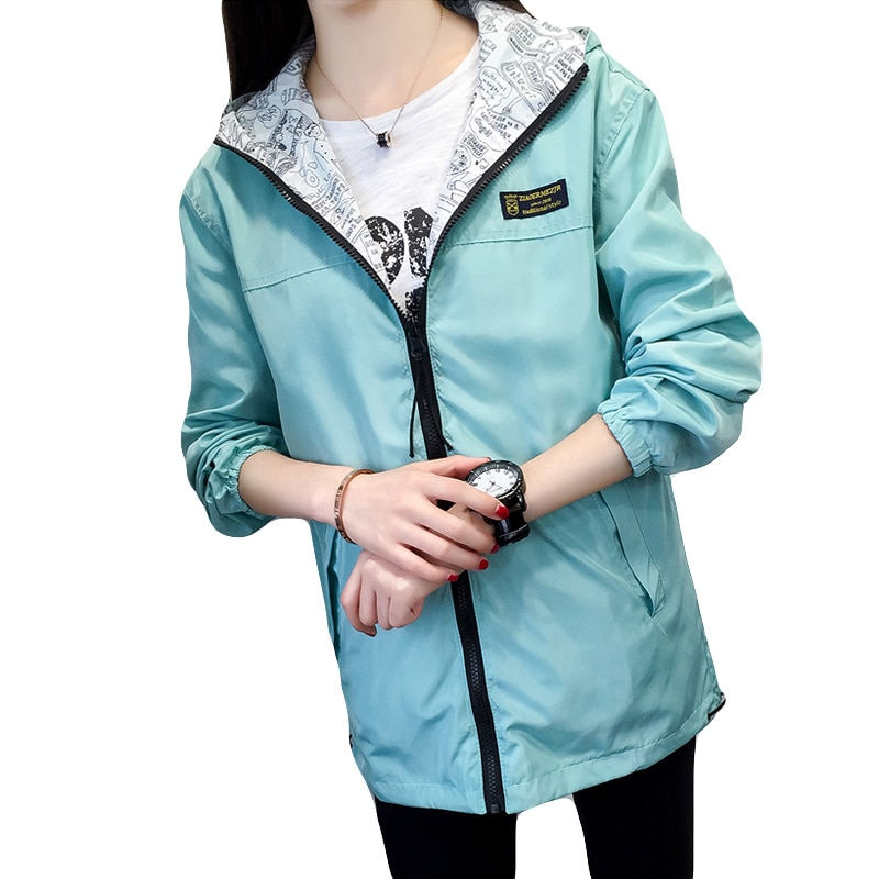 Women’s Windbreaker Jacket Reversible