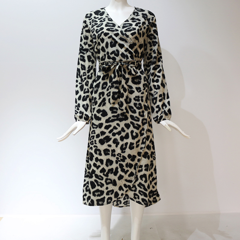 Leopard Print Dress Ladies Fashionwear