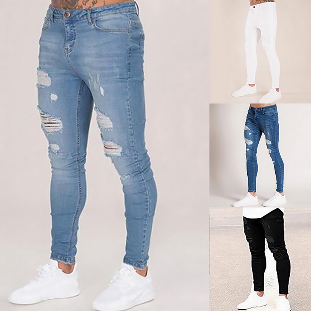 Ripped Jeans For Men Denim Pants