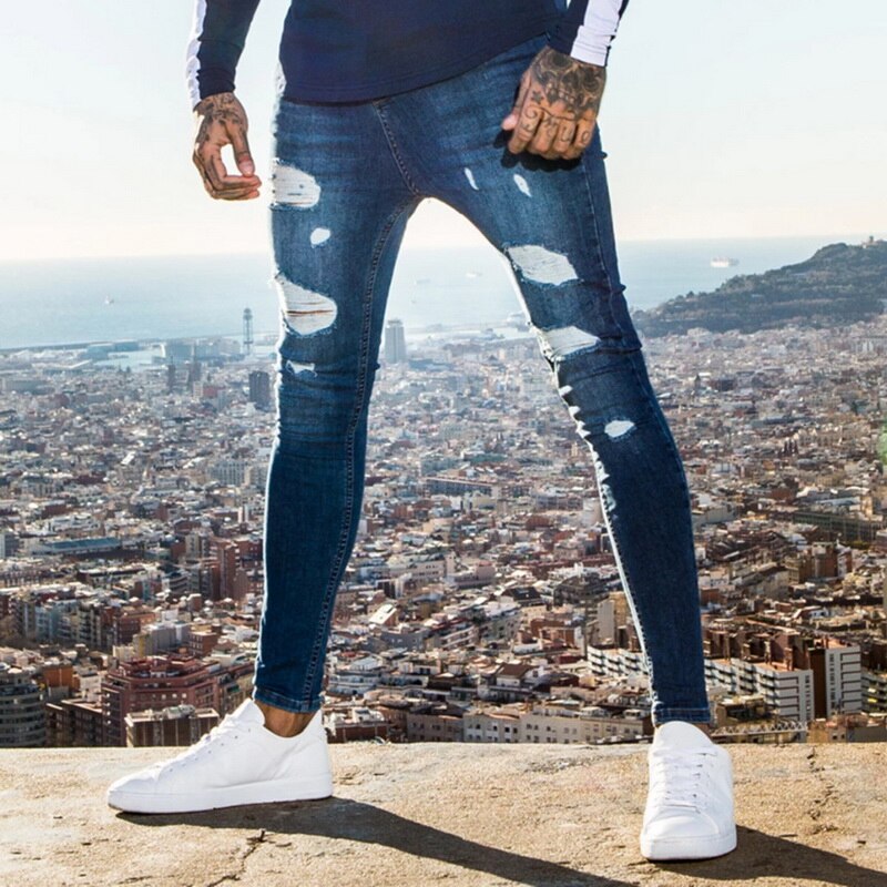 Ripped Jeans For Men Denim Pants